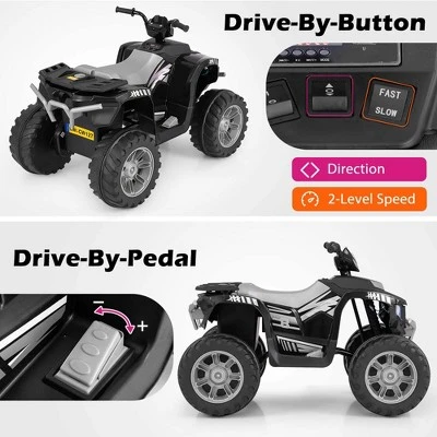 Honeyjoy 24V Kids Ride-On Electric ATV 4-Wheeler Quad Car With Wireless Connection Black/Blue/Pink/Red/Purple 5 Honeyjoy 24V Kids Ride-On Electric ATV 4-Wheeler Quad Car With Wireless Connection Black/Blue/Pink/Red/Purple - Image 3
