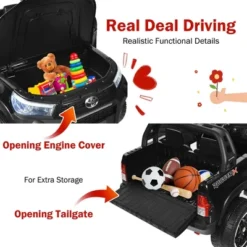 Costway 2x12V Licensed Toyota Hilux Ride On Truck Car 2-Seater 4WD W/ Remote Control -Kiddie Kingdom Store GUEST f79077a5 9702 4372 9e3f 9d76a6ac5b49