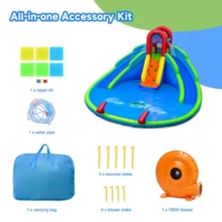 Costway Inflatable Bounce House Water Splash Pool Dual Slide Climbing Wall -Kiddie Kingdom Store GUEST f7a9f2d5 6ca2 41f5 9bc3 1d9bd23763fd