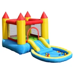 Costway Inflatable Bounce House Kids Slide Jumping Castle Bouncer W/ Balls Pool & Bag -Kiddie Kingdom Store GUEST f7edda70 1f55 488a bbc6 1257726f9a0a