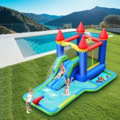 Costway Inflatable Bouncer Climbing Slide Bounce House Water Park BallPit Without Blower -Kiddie Kingdom Store GUEST faa6dbe6 6388 41e8 a23c 8639590555e8
