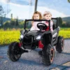 Costway 24V Kids Ride On UTV With 4 X 100W Powerful Engine Remote Control High/Low Speed Pink/Black/Red/Navy -Kiddie Kingdom Store GUEST fb0f94e2 3fdd 423c 857b b1105c699bfa