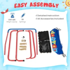 Costway 36" Kids Square Trampoline Indoor Outdoor Rebounder W/Foam Handrail Alphabet Pad -Kiddie Kingdom Store GUEST fc8d5ac3 86c6 44cb b3b8 f108f07655b0