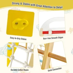 Costway 8-in-1 Jungle Gym Playset, Wooden Climber Play Set With Monkey Bars Colorful/Natural 20 Costway 8-in-1 Jungle Gym Playset, Wooden Climber Play Set With Monkey Bars Colorful/Natural -Kiddie Kingdom Store GUEST fdabcf32 332b 4bc4 a874 8e3f22533427