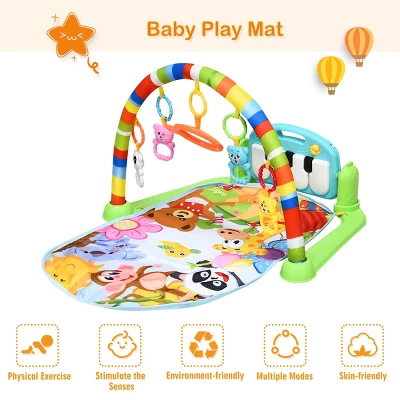Baby And Toddler Learning Toys Activity Play Mat For Sit Lay Down Infant Tummy Time 8 Baby And Toddler Learning Toys Activity Play Mat For Sit Lay Down Infant Tummy Time - Image 7