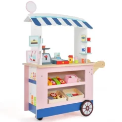 Costway Kids Snacks & Sweets Food Cart Kids Toy Cart Play Set With 30 PCS Accessories -Kiddie Kingdom Store GUEST fe98af4e e5d9 4aa3 ac03 1114d862f0a3